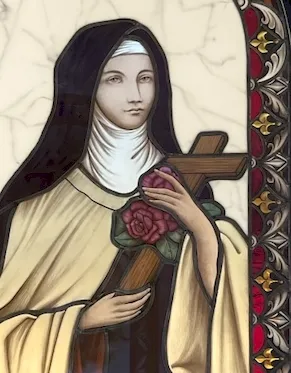 detail saint therese grisaille felzine