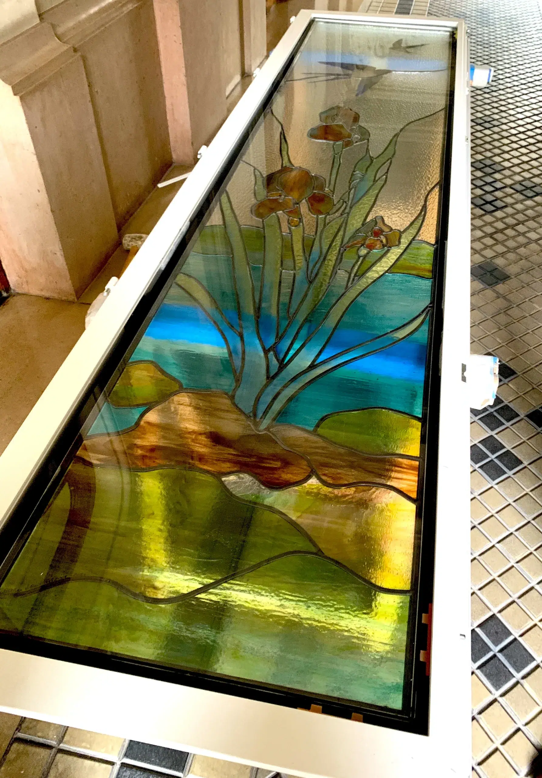 installation vitrail double vitrage felzine scaled