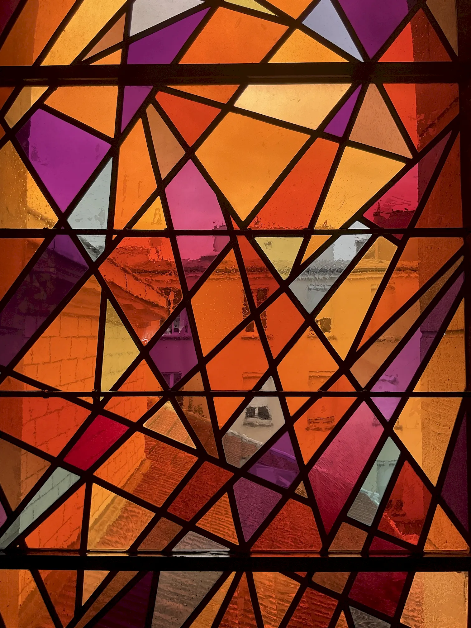 nettoyage restauration vitraux contemporain atelier felzine