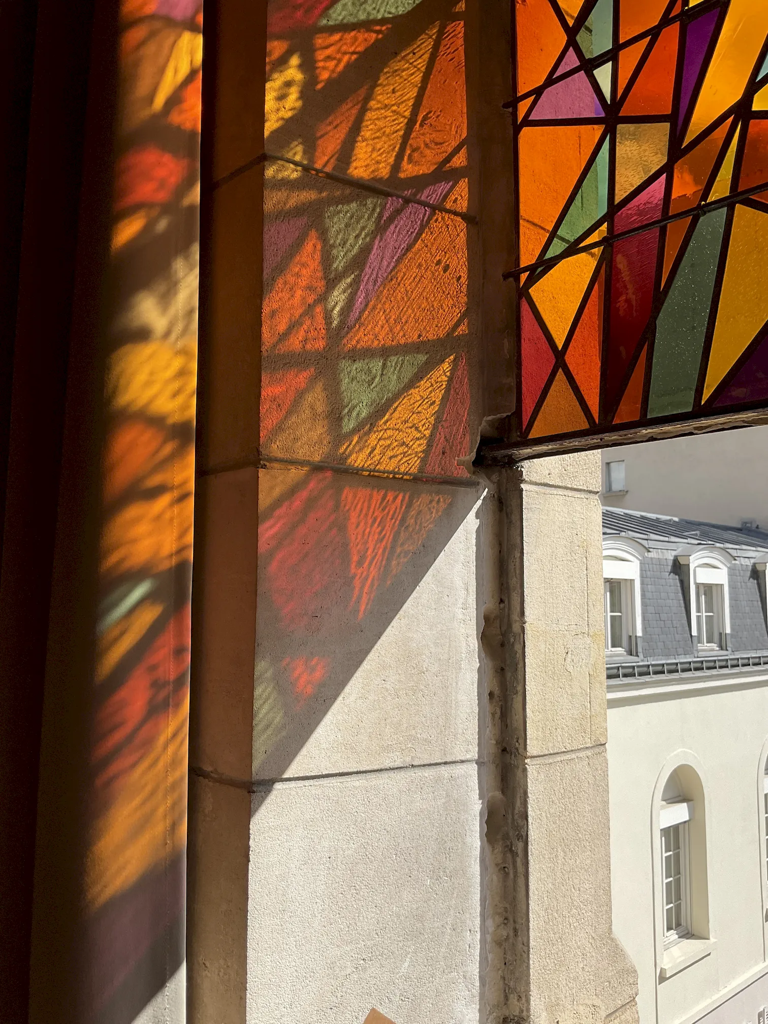 vitrail contemporain urbain paris atelier felzine