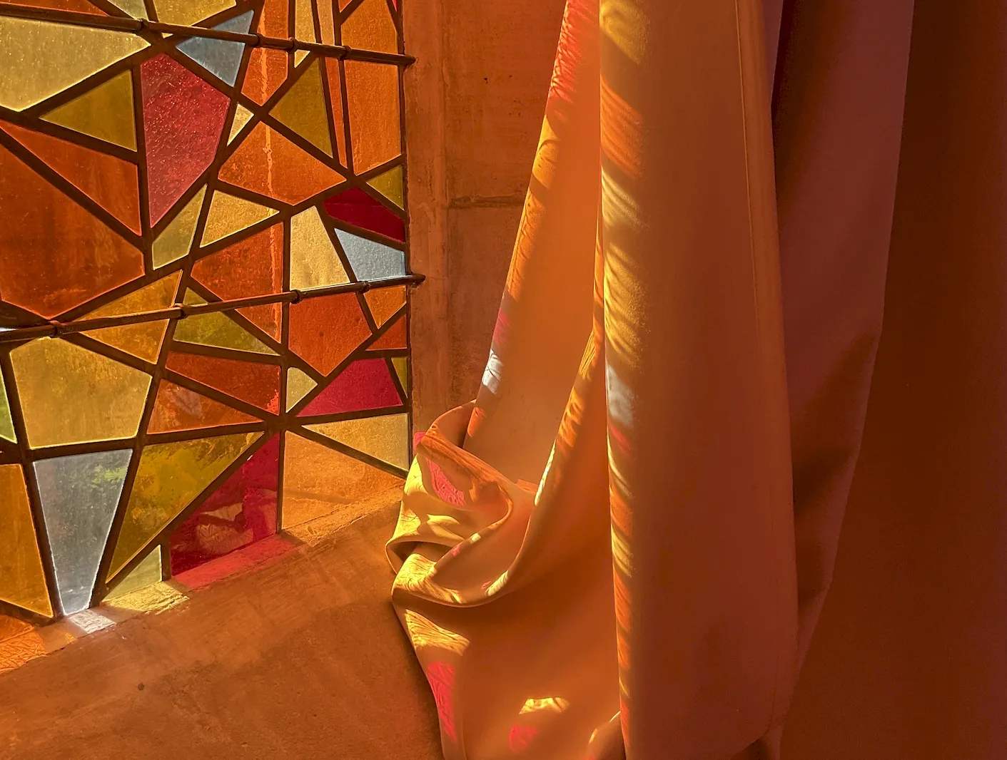 vitrail lumiere multicolore contemporain atelier felzine