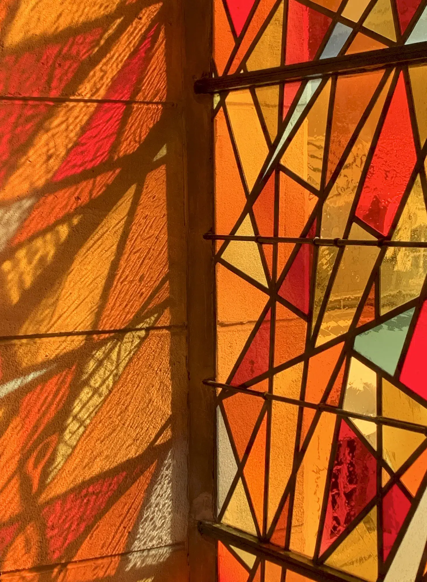 vitraux chapelle contemporain nuances atelier felzine