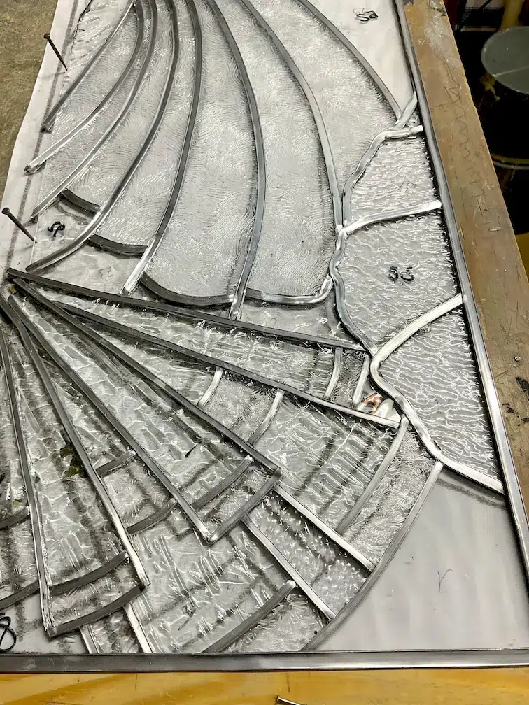 Sertissage plomb atelier felzine