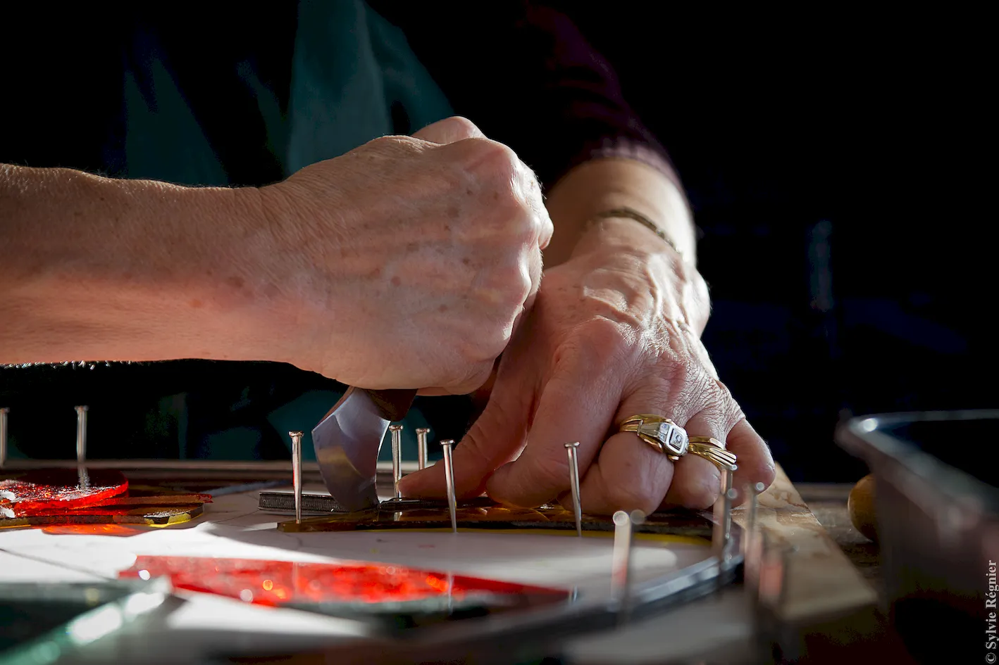 cours vitrail association atelier felzine