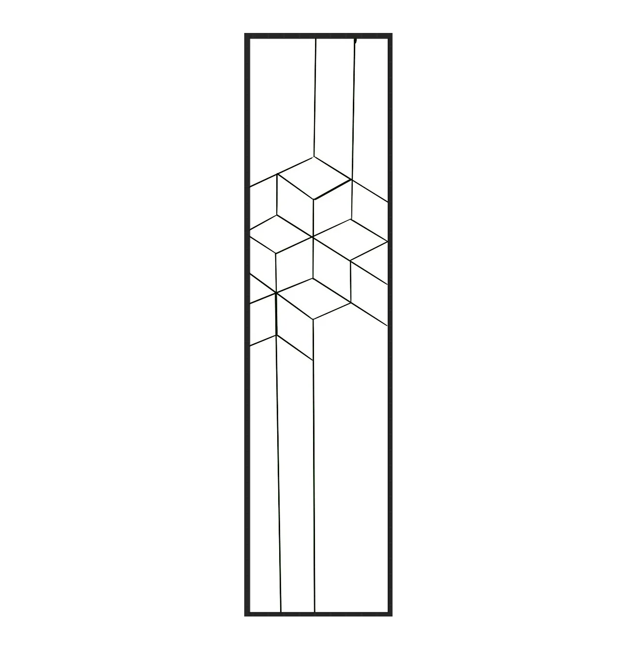 maquette geometrique vitrail abstrait felzine