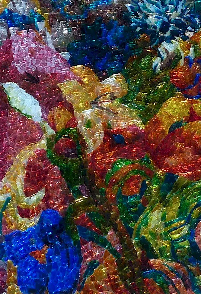 vitrail mosaique verre peinture cimetiere vitrail felzine