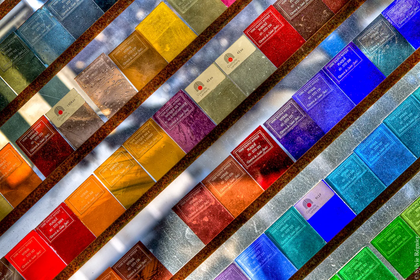 vitrail palette couleurs creation atelier felzine